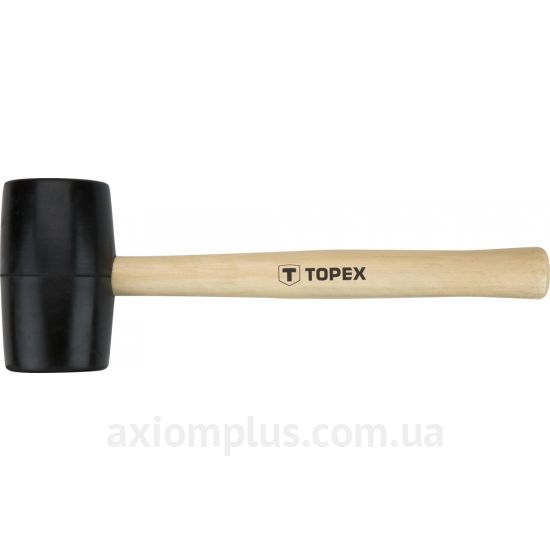 Киянка черного цвета с деревянной рукояткой 340мм Topex