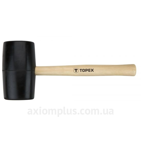 Киянка черного цвета с деревянной рукояткой 338мм Topex