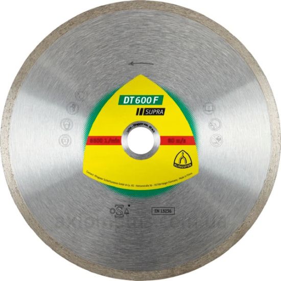 Изображение диска Klingspor 180х25,4/30 DT600F SUPRA