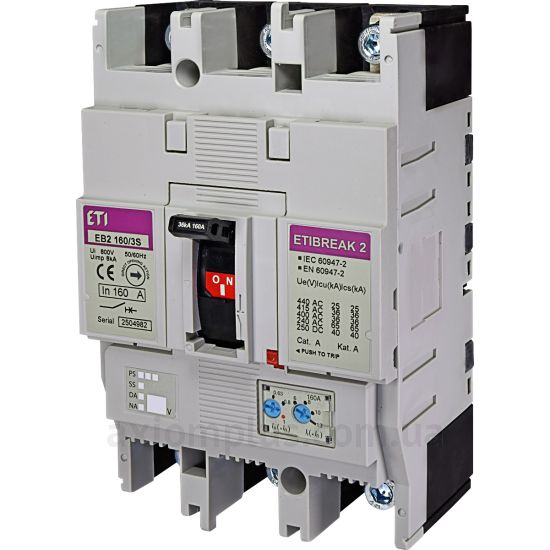 Зображення ETI EB2 250/3L 250А 3р (25кА) (4671073)