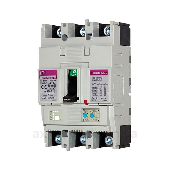 Фото ETI EB2 250/4L 200А 4р (25кА) (4671075)