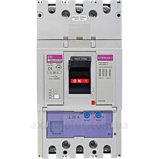 Изображение ETI EB2 400/3S 250А 3р (50кА) (4671101)