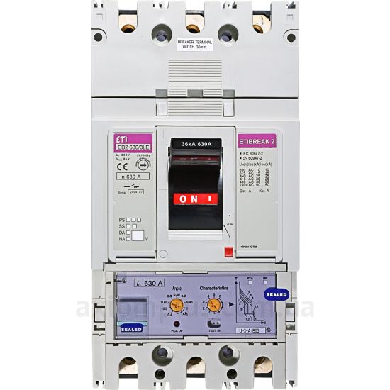 Фото ETI EB2 630/3LE 630А 3р (36кА) (4671121)