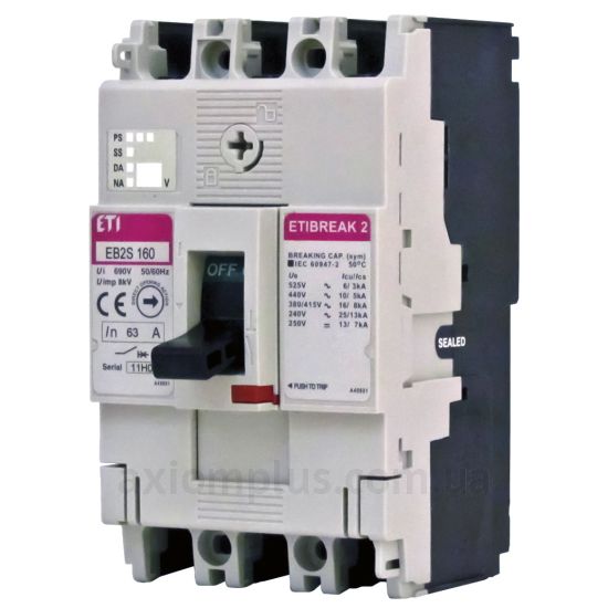 Фото ETI EB2S 160/3SF 63A 3P (25kA) (4671833)