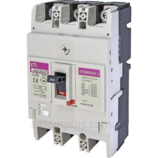Фото ETI EB2S 250/3HF 3P 250A (40kA) (4671865)