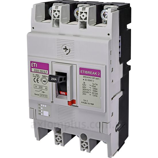 Фото ETI EB2S 250/3LF 200А 3P (4671812)