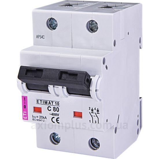 Фото ETI ETIMAT 10 2р C 100А (20 kA) (2133732)