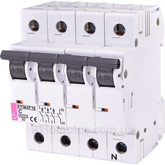 Изображение ETI ETIMAT 10 3p+N C 32А (10 kA) (2136719)