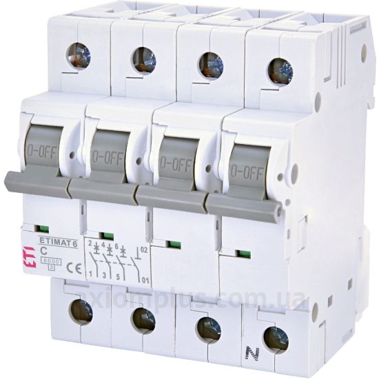 Изображение ETI ETIMAT 6 3p+N C 1.6A (6kA) (2146507)