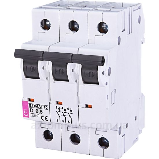 Изображение ETI ETIMAT 10 3p D 25А (10 kA) (2155718)