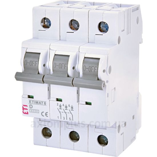 Зображення ETI ETIMAT 6 3p D 25A (6kA) (2164518)