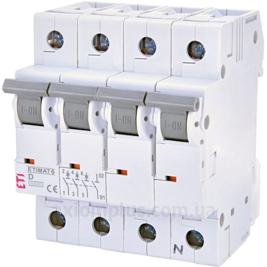 Фото ETI ETIMAT 6 3p+N D 40А (6 kA) (2165520)