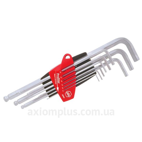 Изображение набора шестигранных ключей Wiha W07185в пластиковом кейсе