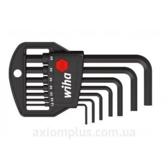 Зображення набору шестигранних ключів Wiha W06378в пластиковому кейсі