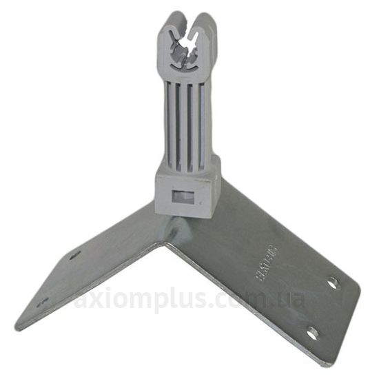 Коньковый угловой держатель прута молниезащиты DKC ND2220 из оцинкованной стали (с пластиковым зажимом) фото