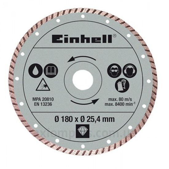 Изображение диска Einhell 180x25,4мм