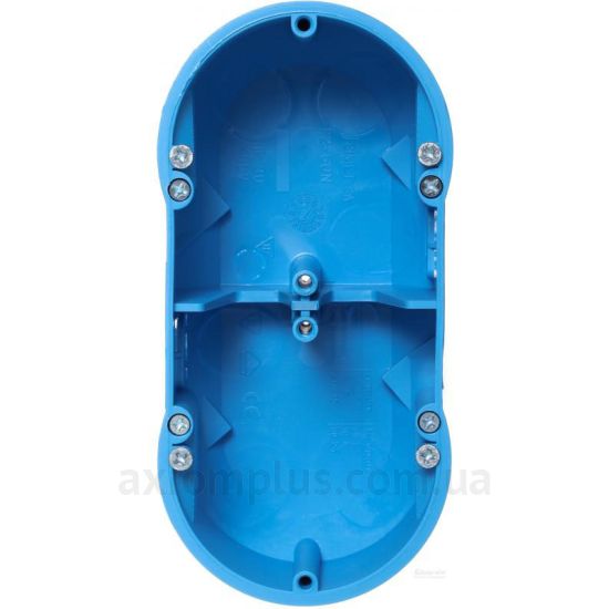 Синий подрозетник Simet KP64/2 (KP 64/2L)