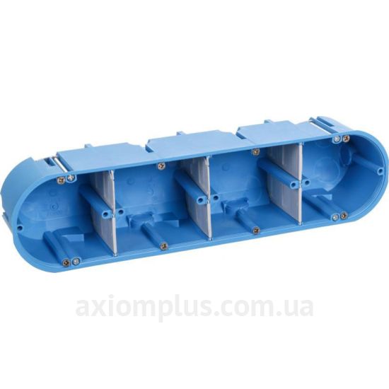Синий подрозетник Simet KP64/4 (KP 64/4L)