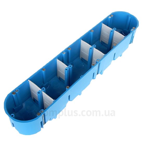 Синій підрозетник Simet KP64/5 (KP 64/5L)