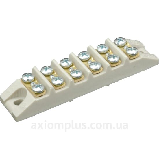 6314-14MP SEZ белого цвета (на 6х2 контакта) (сечение до 4мм²) , I<sub>n</sub>=20А