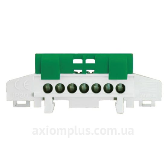 Шина (PE) SEZ E.4172-7/Z (7 контактов) (зеленый цвет) фото