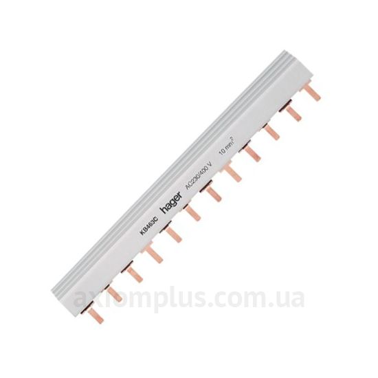 Шина Hager KB463C PIN 4P 63А (24 контакта) (серый цвет) фото