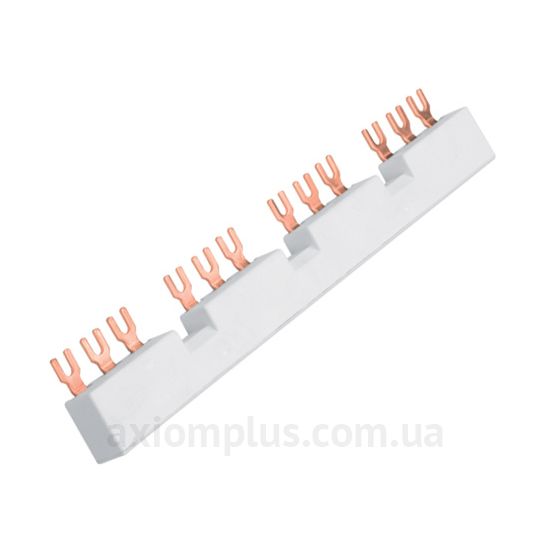 Фото шина Hager KD304M FORK 3P 63А (13 контактів) (сірий колір)