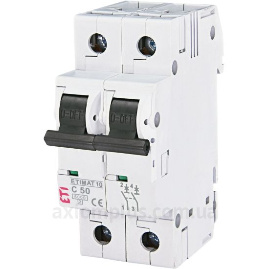 Изображение ETI ETIMAT 10 2p C 50А (6 kA) (2133721)