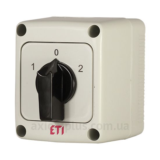 Корпусный кулачковый 3P переключатель нагрузки 1-0-2 на 16А ETI 4773196