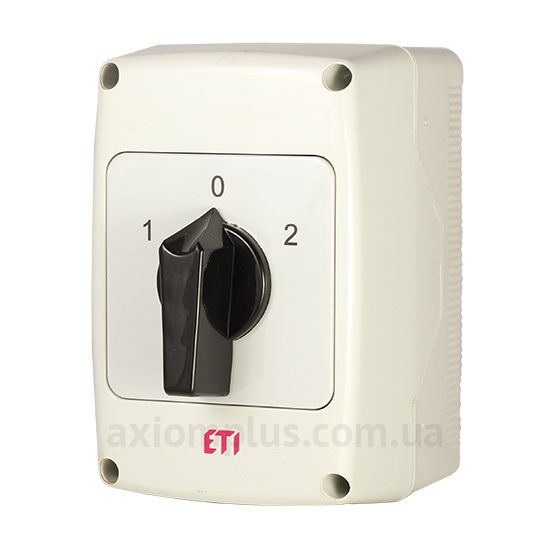 Корпусный кулачковый 2P переключатель нагрузки 1-0-2 на 40А ETI 4773194
