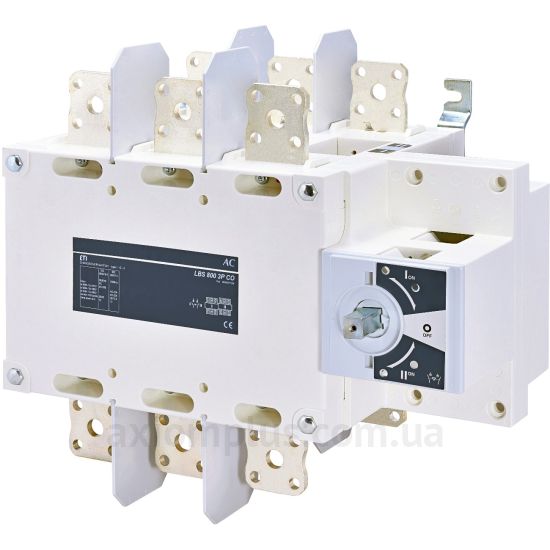 Корпусный разрывной 3P переключатель нагрузки 1-0-2 на 800А ETI 4661554