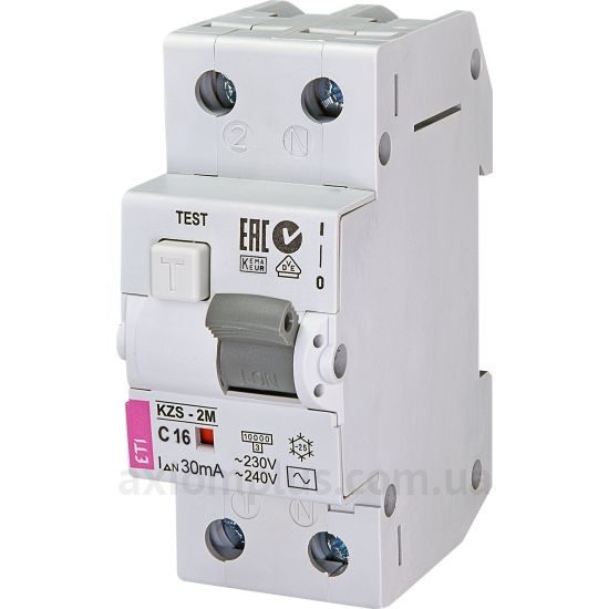 Фото ETI KZS-2M C 16/0,03 тип AC (10kA)
