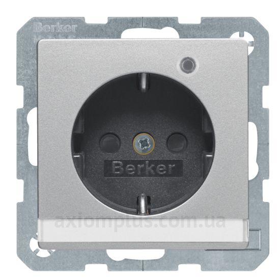 Фото Berker из серии Q.1, Q.3, Q.7 41106084 цвета алюминий