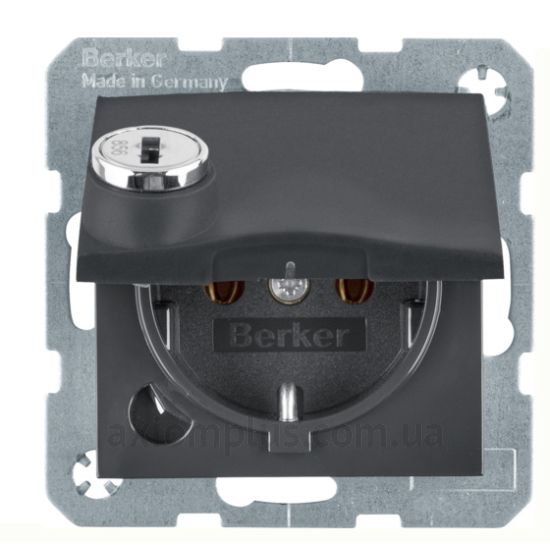 Фото Berker серии B.3, B.7, S.1 47631606 цвета антрацит