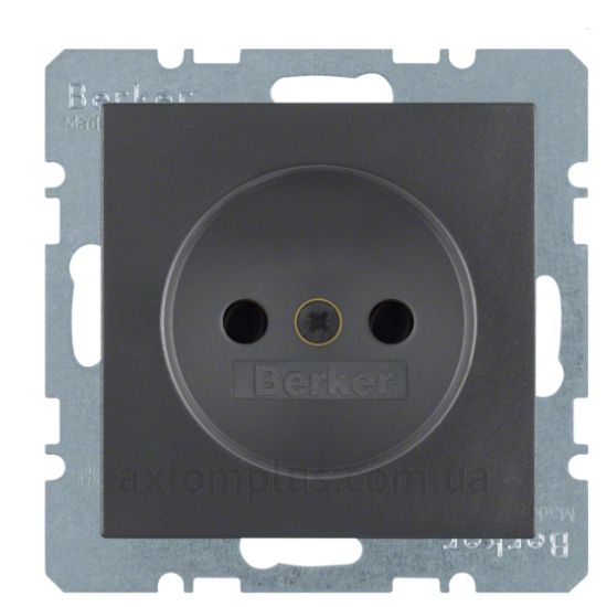 Изображение Berker из серии B.3, B.7, S.1 6167331606 цвета антрацит