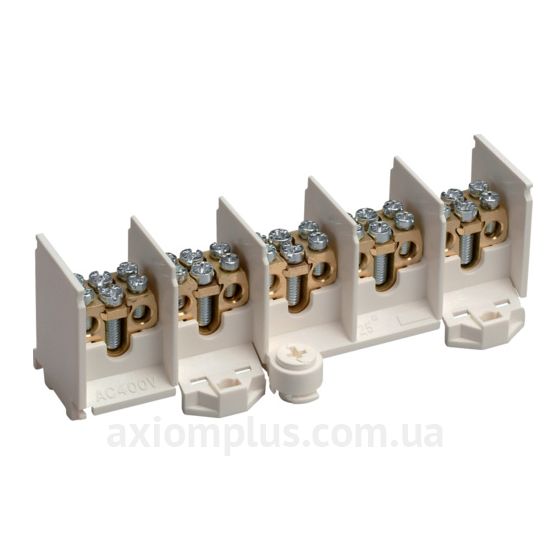 K46N Hager білого кольору (на 20 контактів) (перетин до 25мм²) , I<sub>n</sub>=80А