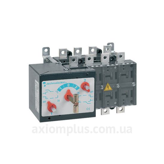 Корпусный разрывной 3P переключатель нагрузки 1-0-2 на 160А Technoelectric 110068SM