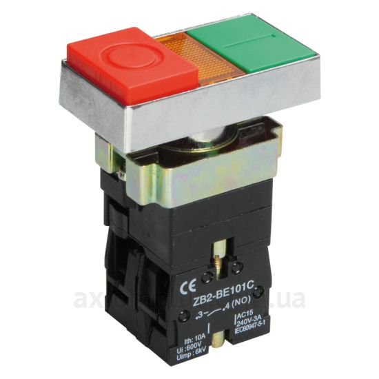 Кнопка IEK LAY5-BW8465 (BBD40-BW-K51) красно-зеленого цвета