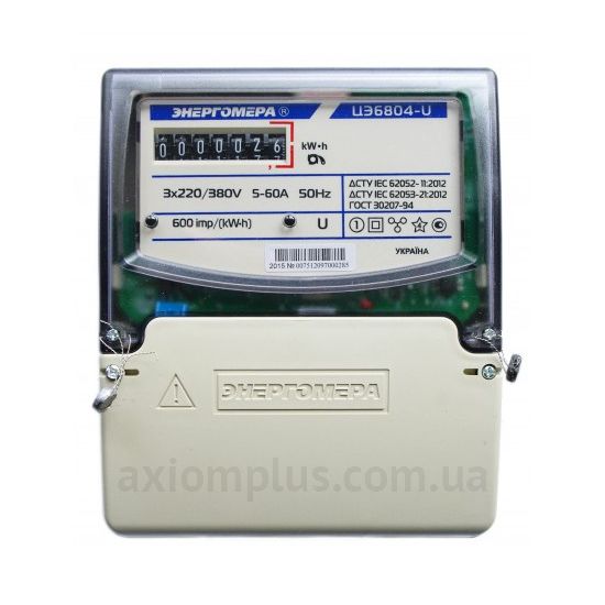Енергоміра ЦЕ6804-U/1 МР32 5А/60А зображення