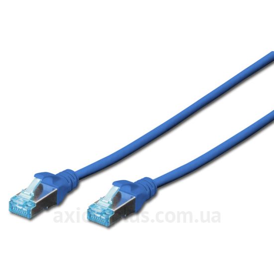 Digitus (DK-1531-005/B) - RJ-45 SFTP cat.5e PVC 0,5м синий патч корд - фото