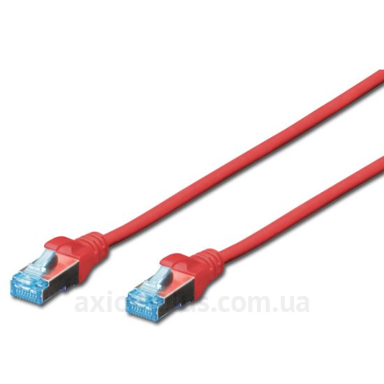 Digitus (DK-1531-005/R) - RJ-45 SFTP cat.5e PVC 0,5м красный патч корд - фото
