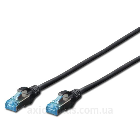 Digitus (DK-1531-030/BL) - RJ-45 SFTP cat.5e PVC 3м черный патч корд - фото