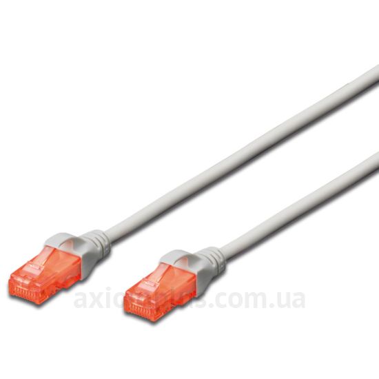 Digitus (DK-1617-030) - RJ-45 UTP cat.6 LSZH 3м серый патч корд - фото