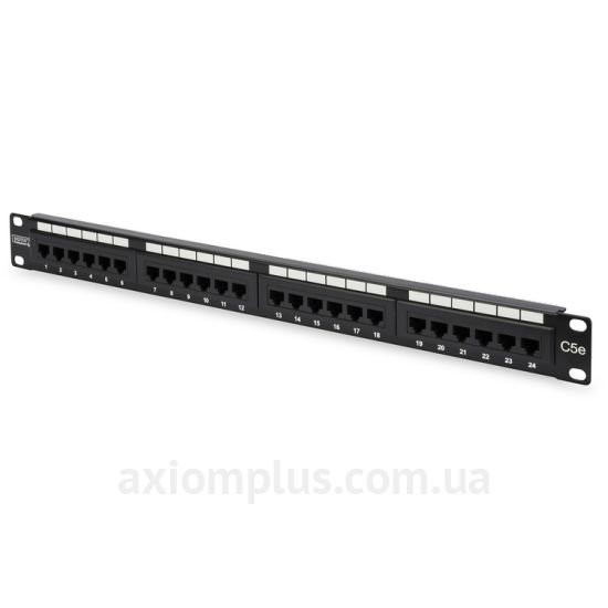 Патч панель cat.5e UTP 24 порта портов 1U Digitus
