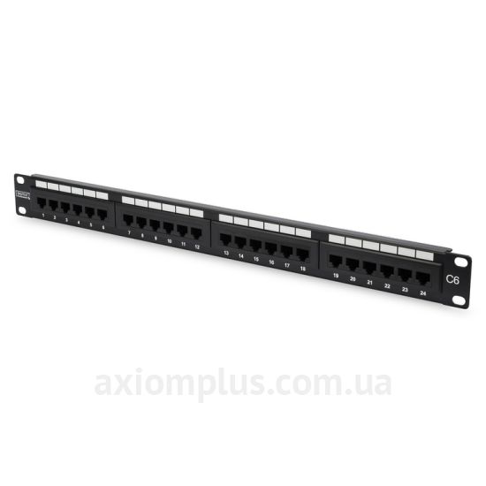 Патч панель cat.6 UTP 24 порта портов 1U Digitus