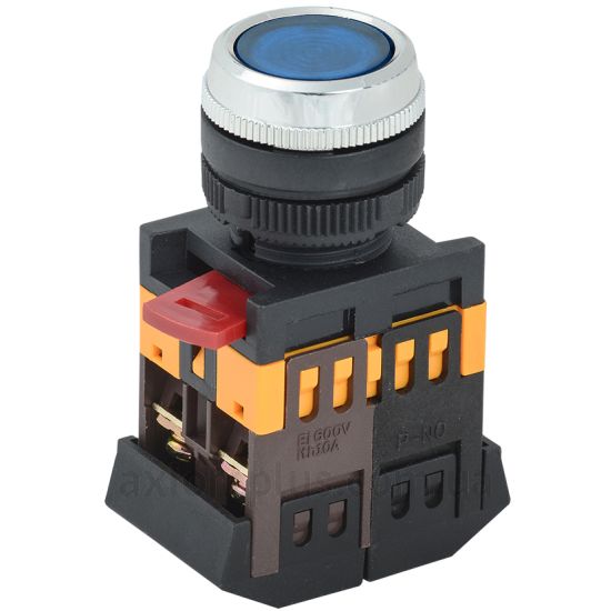 Кнопка IEK ABLFS-22 (BBT30-ABLFS-K07) синего цвета