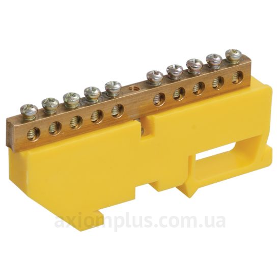 Фото шина (PE) IEK ШНІ-6х9-16-Д-Ж YNN10-69-16D-K05 100А (16 контактів) (жовтий колір)