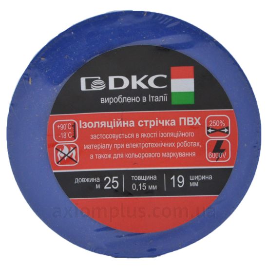 Ізоляційна стрічка синього кольору DKC 0,15x19мм (2NI16BL)
