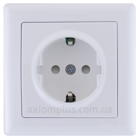 Фото IEK серії Bolero РС01-03-0-ББ білого кольору