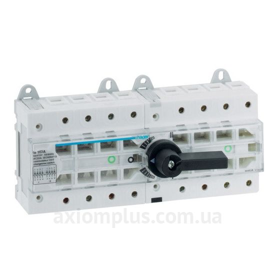 Модульный разрывной 4P переключатель нагрузки 1-0-2 на 63А Hager HI403R